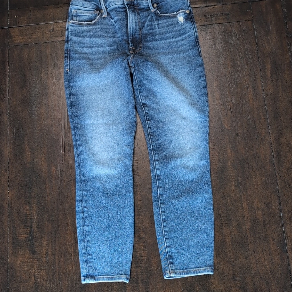 Good American - Good Waist Skinny Cropped Jeans Size 4/27